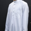 White Sharaf Collared Thobe
