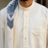 Cream Sharaf Collared Thobe