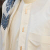 Cream Sharaf Collared Thobe