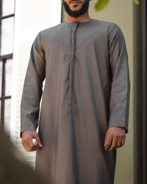 Khaki Signature Emirati Kandura