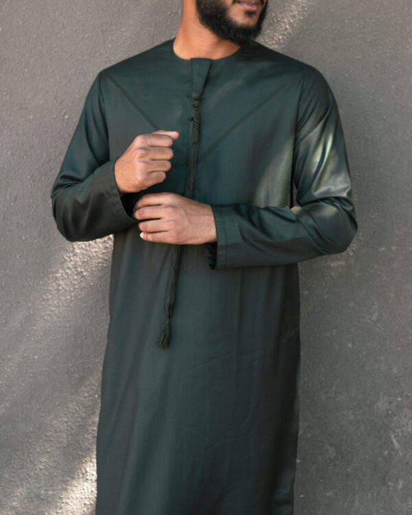 Bottle Green Signature Emirati Kandura