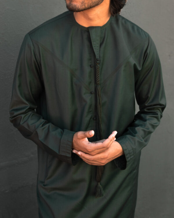 Bottle Green Signature Emirati Kandura
