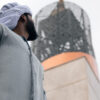 Steel Blue Linen Blend Emirati Kandura