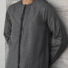 Stone Grey Linen Blend Emirati Kandura