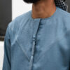 Light Denim Linen Blend Emirati Kandura