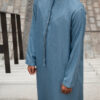 Light Denim Linen Blend Emirati Kandura