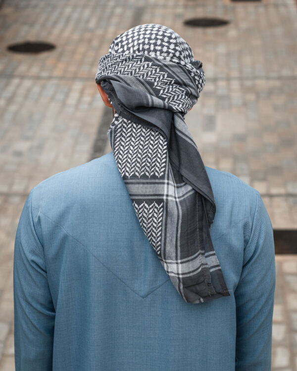 Light Denim Linen Blend Emirati Kandura