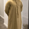 Wheat Linen Blend Emirati Kandura