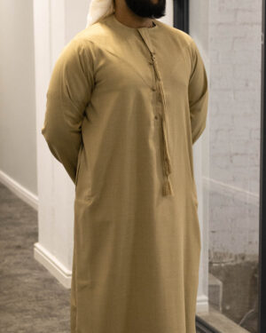 Wheat Linen Blend Emirati Kandura