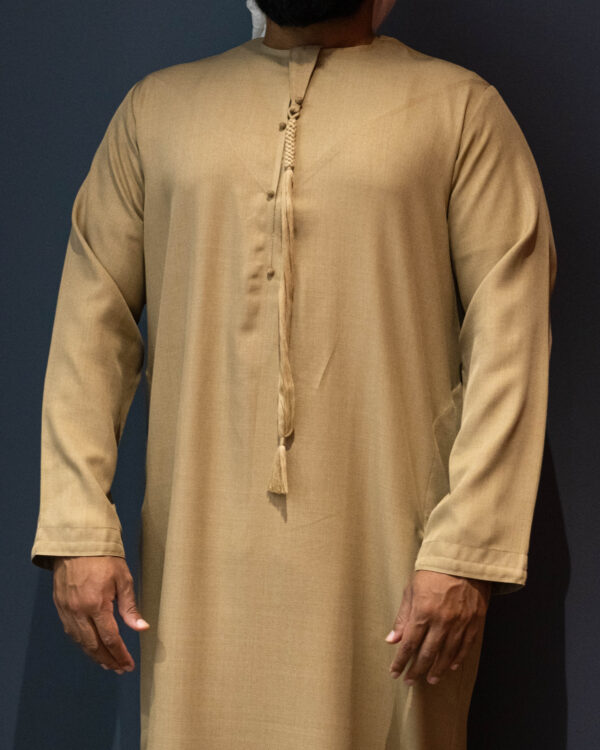 Wheat Linen Blend Emirati Kandura