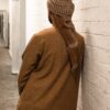 Tan Linen Blend Emirati Kandura