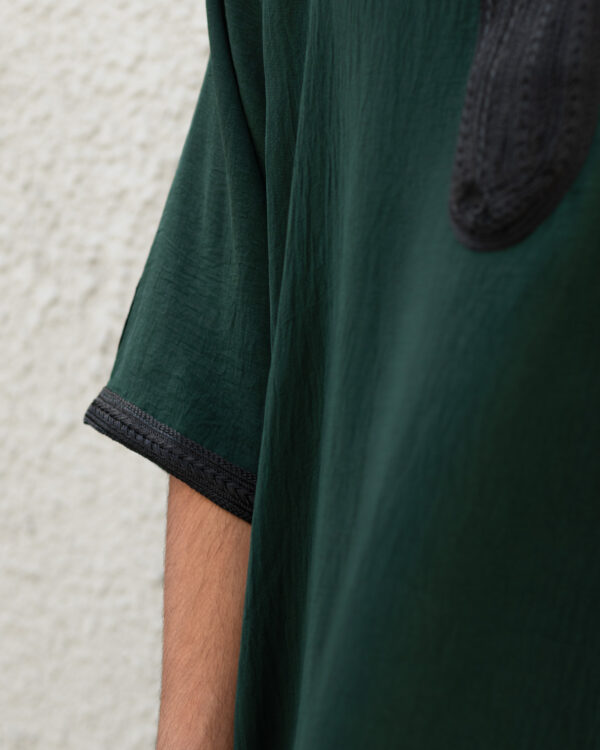 Green & Black Maghrebi Gandoura