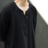 Black & Black Maghrebi Gandoura