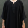 Black & Black Maghrebi Gandoura