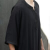 Black & Black Maghrebi Gandoura