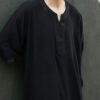 Black & Black Maghrebi Gandoura