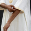 White & Gold Maghrebi Gandoura