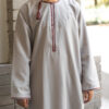 Taupe & Rust Omani Dishdasha