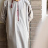 Taupe & Rust Omani Dishdasha